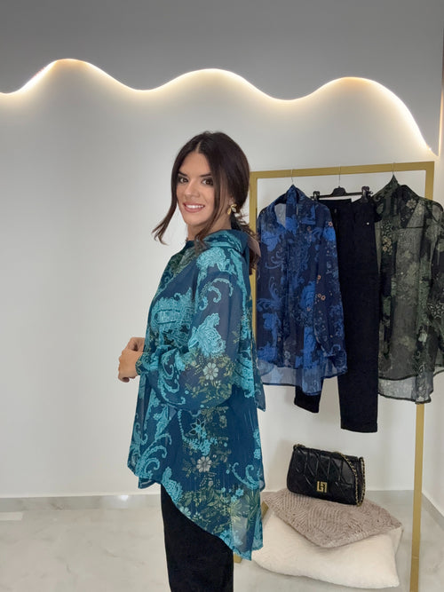 Πουκάμισο Venia Πετρόλ