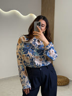 Floria Πουκάμισο Blue