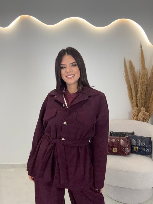 Melina Κοτλέ Σετ Μπορντώ