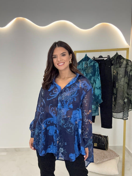 Πουκάμισο Venia Μπλε