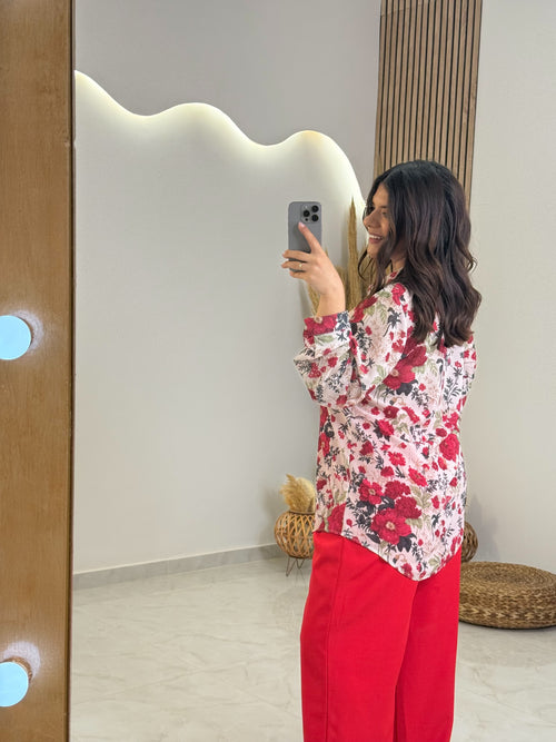 Floria Πουκάμισο Red