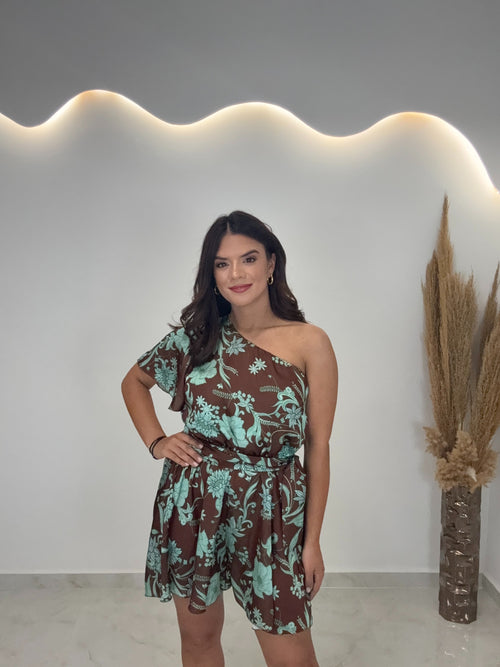 Ολόσωμο Σορτς Σοκολατί