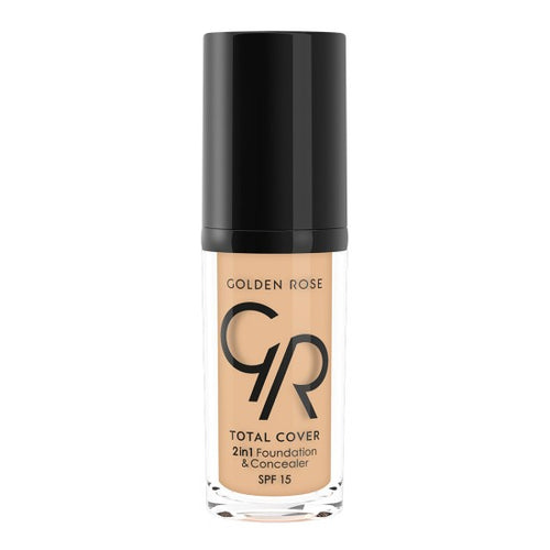 Total Cover 2 in 1 Foundation No3 Almond Golden Rose