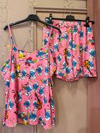 Summer Cartoon Set Pink