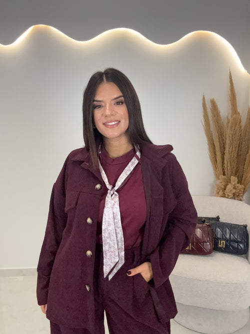 Melina Κοτλέ Σετ Μπορντώ