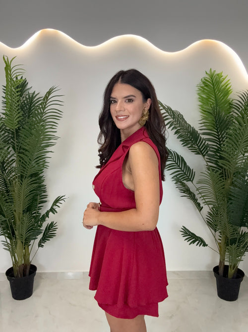 Kalia Ολόσωμο Σορτς Cherry