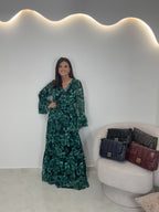 Renata Dress Black-Green