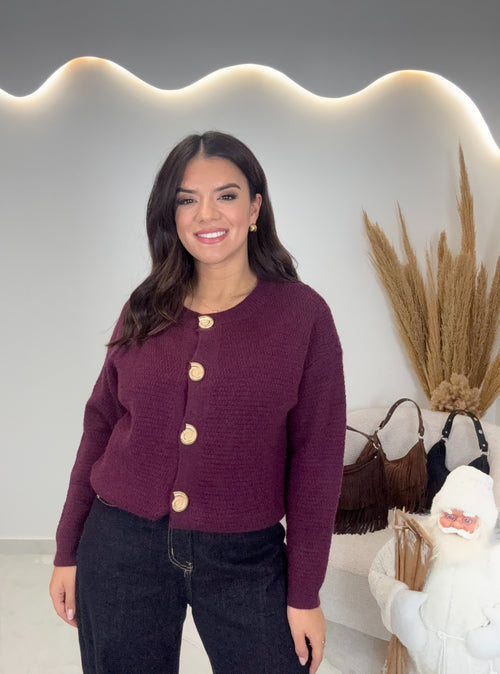 Nasia Ζακέτα Μπορντώ