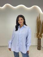 Πουκάμισο Ριγέ Λευκό