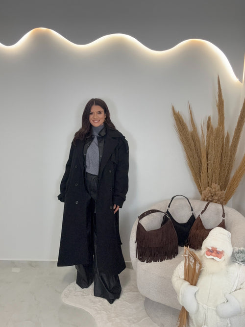 Reina Παλτό Μαύρο