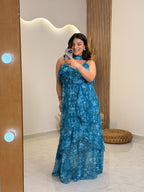 Emily Dress Πετρόλ