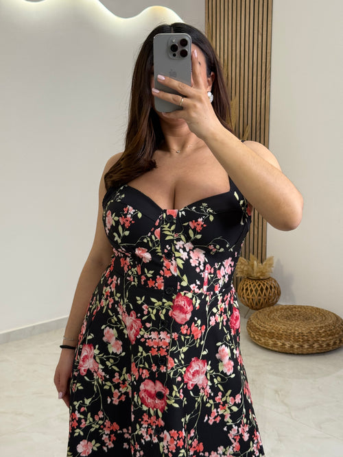 Florencia Dress Black