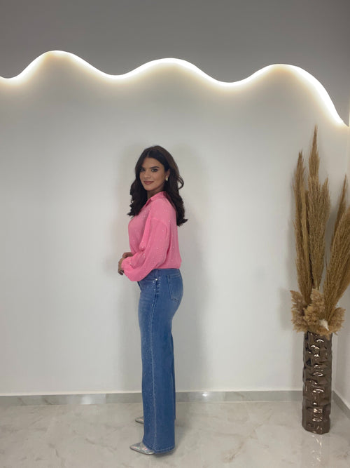 Strass Blue Jeans