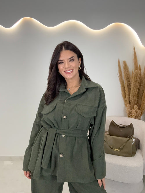 Melina Κοτλέ Σετ Χακί