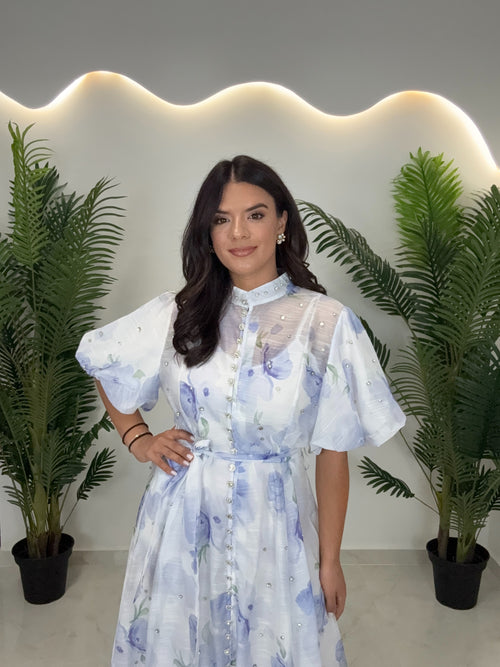 Dreamy Dress White Lilac