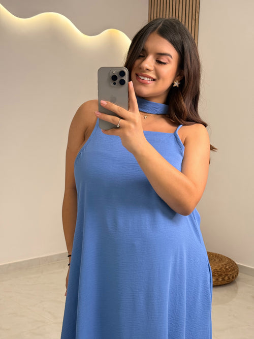 Anelia Dress Μπλε Ραφ