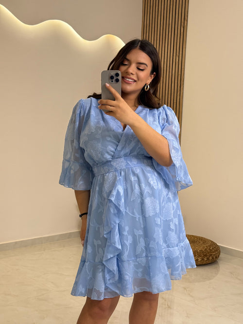 Klelia Dress Γαλάζιο