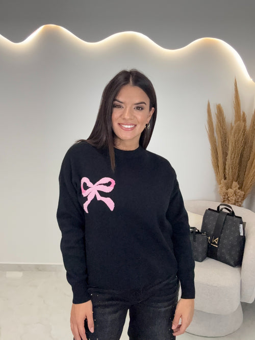 Teddy Πουλόβερ Μαύρο