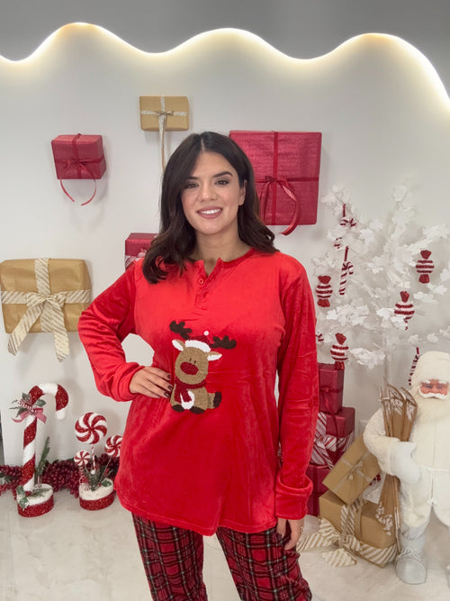 Christmas Velvet Πιτζάμα