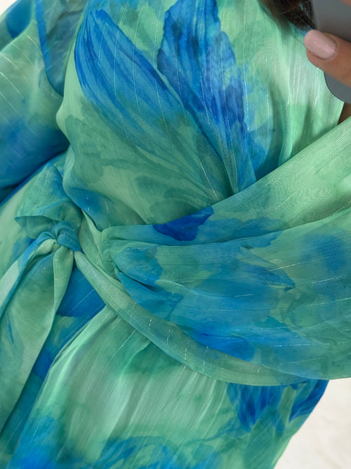 Adele Dress Γαλαζοπράσινο