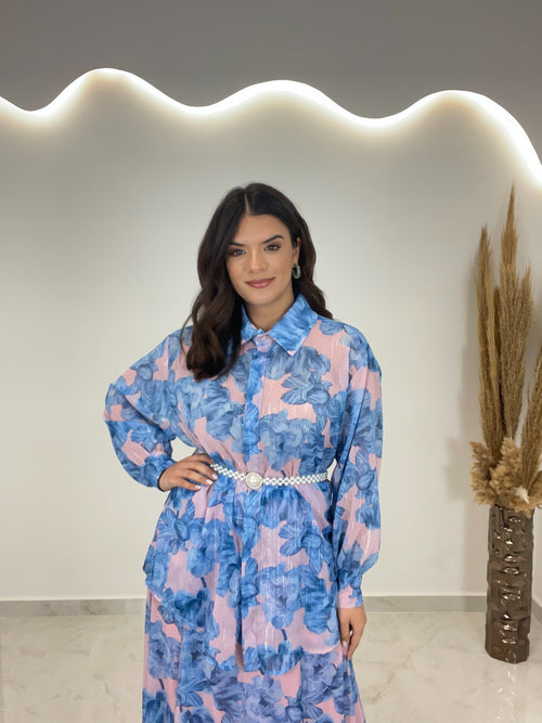 Amanda Set Rose Blue