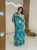 Adele Dress Γαλαζοπράσινο