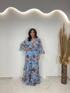 Celine Dress Γαλάζιο