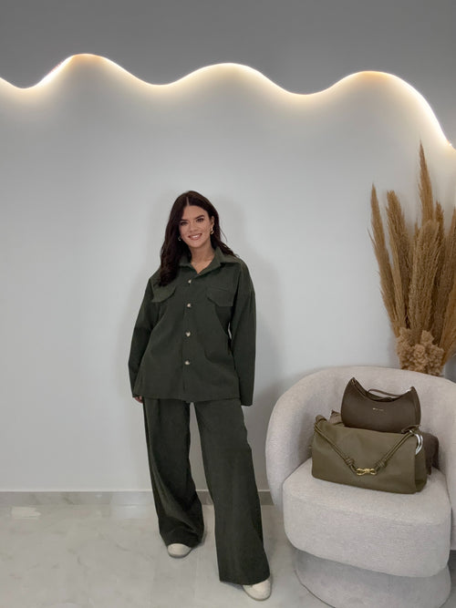 Melina Κοτλέ Σετ Χακί