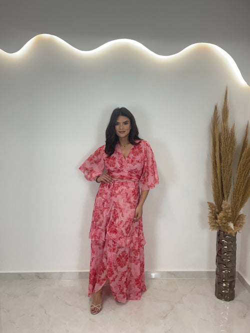 Izabella Set Κοραλί