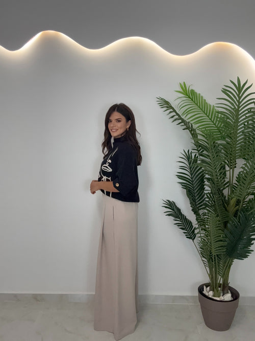 Melody Παντελόνα Μπεζ