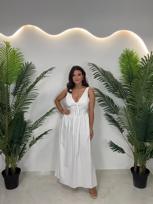 Linda White Dress