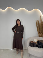 Azillia Dress Chocolate