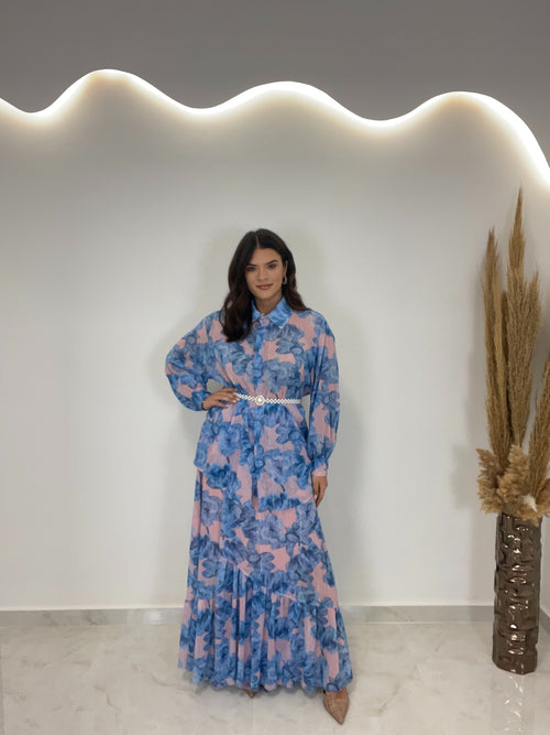 Amanda Set Rose Blue