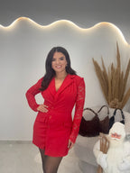 Layla Ολόσωμο Σορτς Κόκκινο