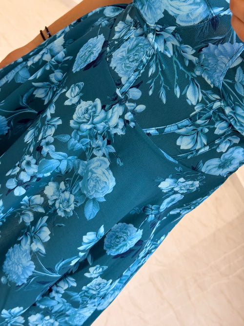 Fay Dress Πετρόλ