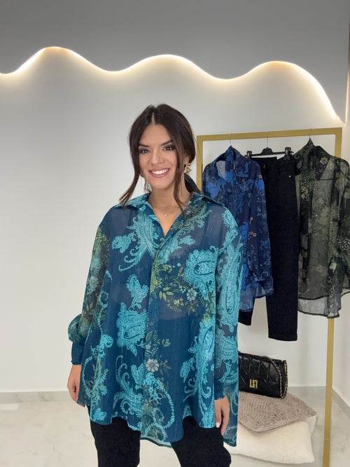 Πουκάμισο Venia Πετρόλ