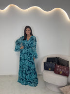 Renata Dress Πετρόλ