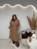 Reina Παλτό Κάμελ