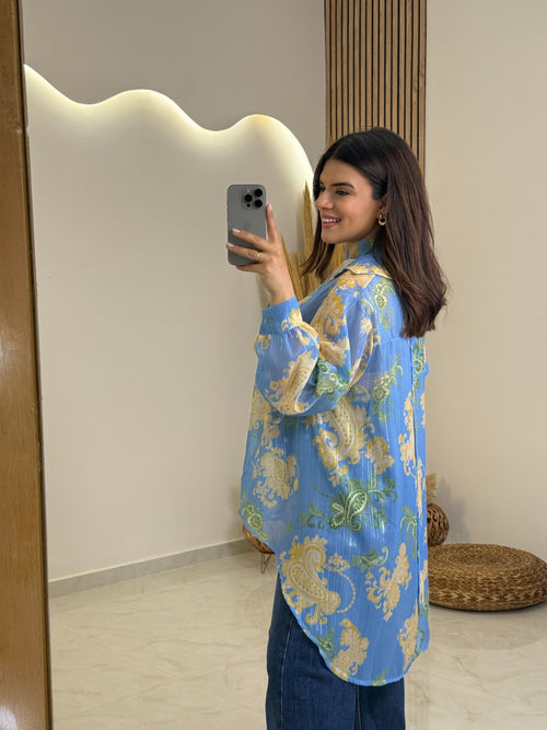 Kelly Πουκάμισο Blue