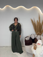 Melody Παντελόνα Λαδί