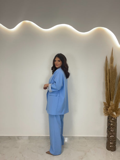 Veronica Light Blue Κοστούμι