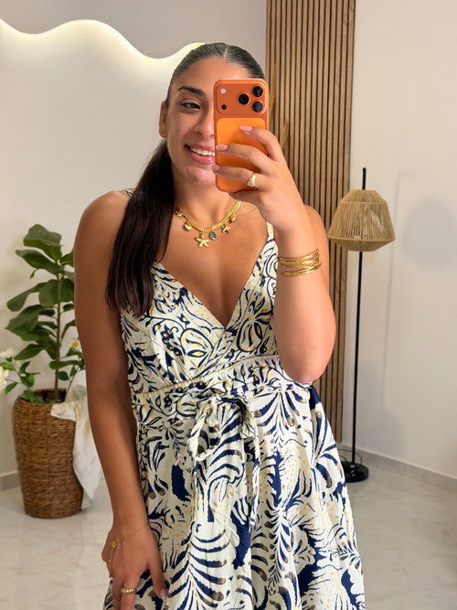 Lenia Dress Blue