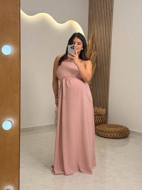 Anelia Dress Rose Powder