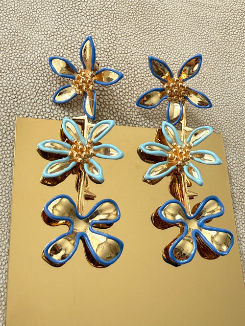 Blue Margarita Earrings