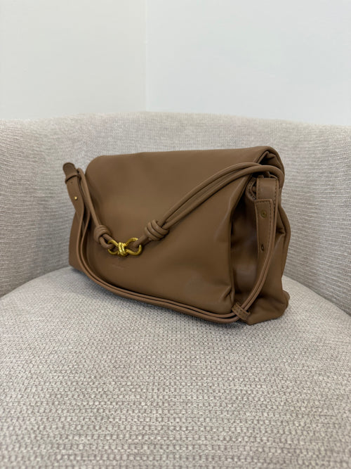 Τσάντα ώμου Roxanne Chocolate