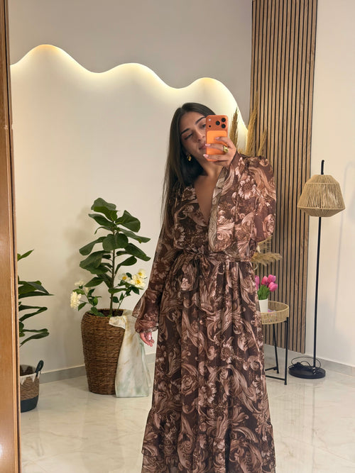 Kallia Dress Chocolate