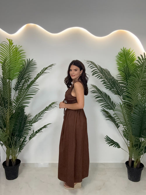 Linda Chocolate Dress