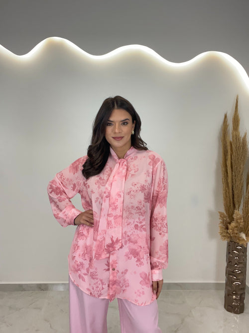 Veronica Pink Πουκάμισο