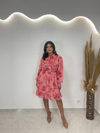 Genia Dress Ροδακινί