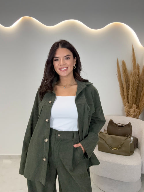 Melina Κοτλέ Σετ Χακί